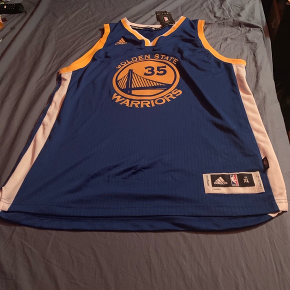 ADIDAS KEVIN DURANT SWINGMAN JERSEY ROYAL/GOLD XL - Picture 8 of 13